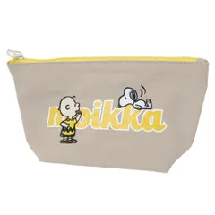 【メール便】スヌーピー コスメポーチ 舟形ポーチ BE moikka チャーリブラウン ピーナッツ マリモクラフト 化粧ポーチ 小物入れ キャラクター グッズ 
