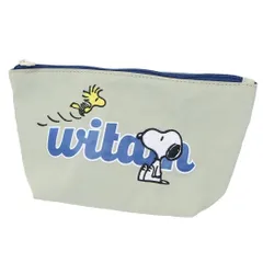 【メール便】スヌーピー コスメポーチ 舟形ポーチ GR witam ウッドストック ピーナッツ マリモクラフト 化粧ポーチ 小物入れ キャラクター グッズ 