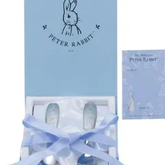 ピーターラビット 名入れ バースデースプーン メモリアルスプーン スプーンセット 名入れ 刻印入り ギフト 出産祝い チルドレンスプーンフォークセット 名入れギフト 名入れスプーン