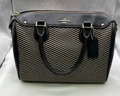 ▽COACH　コーチ　2Wayミニボストン　F57242　スレあり　10417