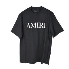 AMIRI ロゴ クルーネック Tシャツ グレー - メルカリ