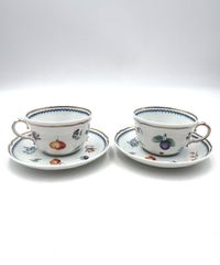 廃盤美品 リチャードジノリ ペルージャ デミタスカップ&ソーサー ペア