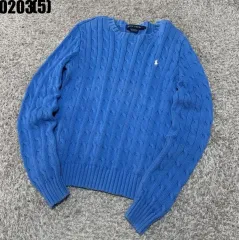 ポロラルフローレン ケーブルニット スカイブルー s 0203