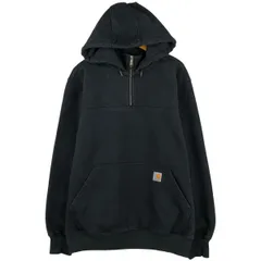 古着 カーハート Carhartt Loose Fit スウェットハーフジップパーカー メンズL相当/eaa458800