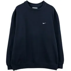 古着 00年代 ナイキ NIKE ワンポイントロゴスウェットシャツ トレーナー メンズL相当/eaa611230