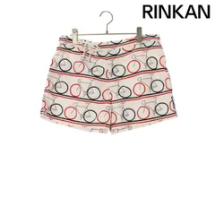 モンクレールガムブルー 総柄ハーフパンツ メンズ L