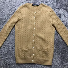 レディース M A級 ポロ(POLO) ラルフ ローレン ケーブル ニット カーディガン