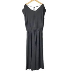 プラステ PLST オーバーオール オールインワン ノースリーブ L グレー