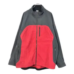 00年代 NIKE ナイキ フリースジャケット 大きいサイズ スポーツ レッド(メンズ XXL)中古 古着 X2865