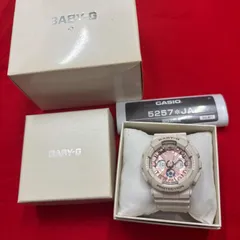 Baby-G BA-130 時計 5257＊JA レディース　白ピンク　ベビーG