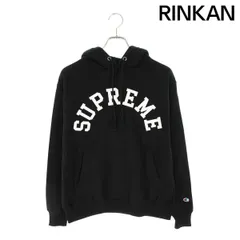 シュプリーム ×チャンピオン Champion　  25SS  Champion Hooded Sweatshirt アーチロゴパーカー メンズ M