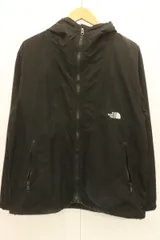 【中古】 THE NORTH FACE メンズジャケット M COMPACT JACKET THE NORTH FACE M 黒 ブラック 白 ホワイト