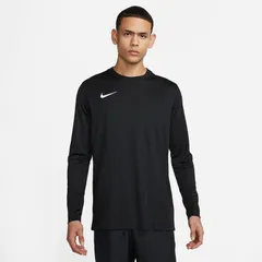 ナイキ 長袖シャツ メンズ USサイズ サッカーウェア NIKE パーク7 L/Sトップ ジャージ Dri-FIT ドライ 速乾 スリム プラクティスシャツ フットサル トレーニング スポーツウェア 黒 ブラック トップス  メンズウエア/BV6706-010