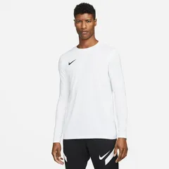 ナイキ 長袖シャツ メンズ USサイズ サッカーウェア NIKE パーク7 L/Sトップ ジャージ Dri-FIT ドライ 速乾 スリム プラクティスシャツ フットサル トレーニング スポーツウェア 白 ホワイト トップス メンズウエア/BV6706-100