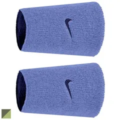 ナイキ リストバンド 2個セット NIKE スウッシュ クラシック リバーシブル ダブルワイド 2P｜手首 汗止め 2個入り メンズ レディース スポーツ  nike   トレーニング  ランニング  サッカー バスケ テニス ゴルフ /BN3100