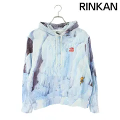 シュプリーム ×ノースフェイス THE NORTH FACE  21SS  Ice Climb Hooded Sweatshirt アイスクライムプルオーバーパーカー メンズ M