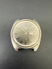 【ジャンク品】SEIKO 6119-8250  Automatic  セイコー セイコー5 時計 自動巻き メンズ 文字盤グレー デイデイト 21石 ヴィンテージ　ベルトなし　S-0.1