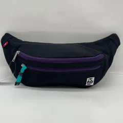 BN7644□CHUMS チャムス ボディバッグ ヒップバッグ ブラック スウェット生地