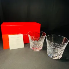 F074 Baccarat バカラ アリア ペアグラス 2025 箱付き イヤータンブラー ロックグラス 食器 未使用