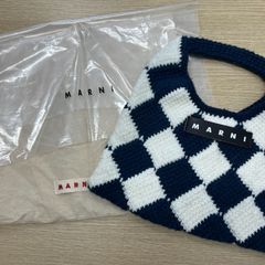 MARNI チェッカーボード ニット バッグ - メルカリ