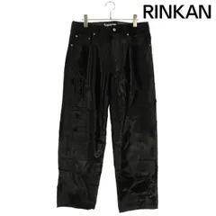 シュプリーム  25SS  Ponyhair Loose Fit 5-Pocket Jean ポニーヘアレザーロングパンツ メンズ 32インチ シュプリーム 25SS Ponyhair Loose Fit 5-Pocket Jean ポニーヘア
