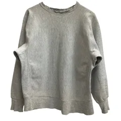 チャンピオン Champion 80's トリコタグ USA製 胸目無し 染み込み バックプリント スウェット グレー Lサイズ 201MT-5198 VB