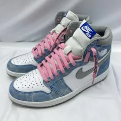 【中古】NIKE AIR JORDAN 1 High OG Hyper Rpyal サイズ26.5cm 555088-402 ナイキ デニム[19]