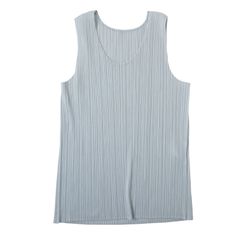 PLEATS PLEASE ノースリーブカットソー ライトベージュ - メルカリ