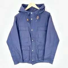(^w^)b OUTDOOR PRODUCTS アウトドアプロダクツ マウンテンパーカー コットン 綿 ナイロン ライトアウター シンプル カジュアル デイリー タウンユース ネイビー 紺 メンズ サイズL