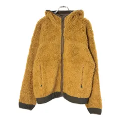 00年代 USA製 patagonia パタゴニア リズムフーディ フリースジャケット アウトドア ゴールド(メンズ S)中古 古着 X2870