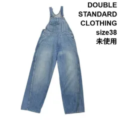 ◇ 未使用 ダブルスタンダードクロージング デニムオーバーオール サロペット オールインワン ワイドレッグ 綿 38 M 9号 レディース S6A443