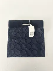 【未使用】mina perhonen　tambourine　flag bag　navy 