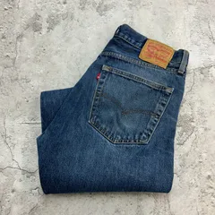 リーバイス　505　デニムパンツ　インディゴブルー　W37　古着