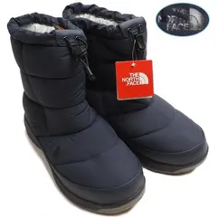 新品正規17600円 ノースフェイス W Nuptse Bootie WP VII  防水 ブーティー/ブーツ 26cm アーバンネイビー(UN)