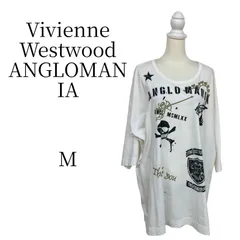 Vivienne Westwood ANGLOMANIA ヴィヴィアンウエストウッドアングロマニア 白 五分袖・七分袖 Tシャツ・カットソー M PSP24-10