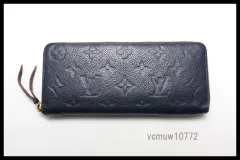 ■LOUIS VUITTON モノグラムアンプラント ポルトフォイユクレマンス レザー ラウンドファスナー 長財布 ルイヴィトン ■0122jk41393