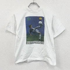 古着 used　BASIC WEAR　半袖プリントTシャツ　白　ホワイト　164サイズ