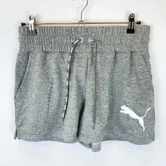 プーマ トレーニング ショートパンツ FIT テックニット 3インチショーツ M グレー 522185-03 レディース PUMA スポーツウェア