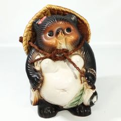 信楽焼 上を向いて歩こう狸 狸 タヌキ たぬき ペアー狸 - メルカリ