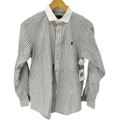 ポロバイラルフローレン Polo by RALPH LAUREN コットン ストライプ レギュラーカラー シャツ メンズ  170