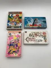 SUPER FAMICOM スーパーファミコン SFC ゲームソフト 4点セット まとめ 動作品 0203-406
