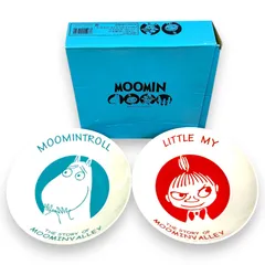 未使用 MOOMIN パスタ皿 カレー皿 2枚 セット ムーミン スナフキン リトルミイ 皿 山加商店 日本製