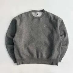 M NIKE ナイキ NRG グレー ソロ スウッシュ スウェットシャツ