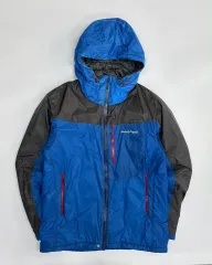 L モンベル フラット アイアン フード ダウン ジャケット