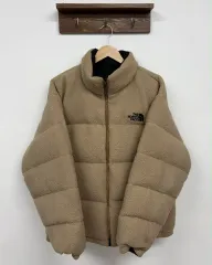 XL THE NORTH FACE ザノースフェイス リバーシブル ハイブリッド ダウン ジャケット パファー