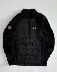 L マウンテンハードウェア ハイブリッド フリース パデッド ハーフ ジップアップ