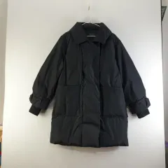 RYAN レディース 88-160 ブラック グース ダウンジャケット ロング丈 新品 L3945