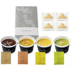 【お取り寄せギフト26T】北海道野菜CUPスープ&クッキーB AD931(A5)