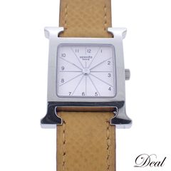 HERMES ☆エルメス Hウォッチ ⭐︎ブルージーン☆美品☆新品電池☆ HERMES ☆エルメス Hウォッチ ⭐︎ブルージーン☆美品☆新品電池