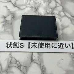 【極美品】濱野皮革工藝 HAMANO ハマノ 二つ折り財布 ネイビー レザー 日本製 コンパクト